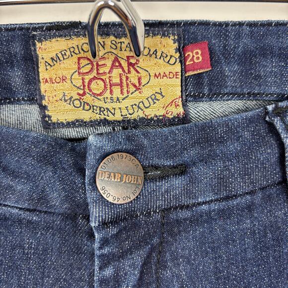 Dear John Dark Wash Boot Cut Jeans 28 midrise - Picture 6 of 7